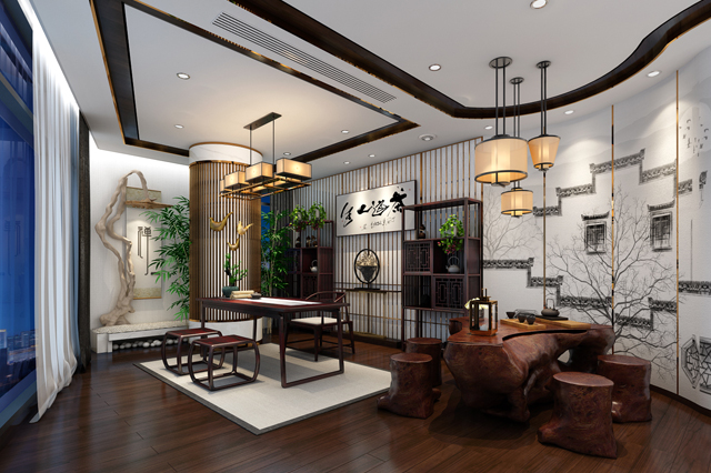 北京兴创国际中心办公空间装修效果图